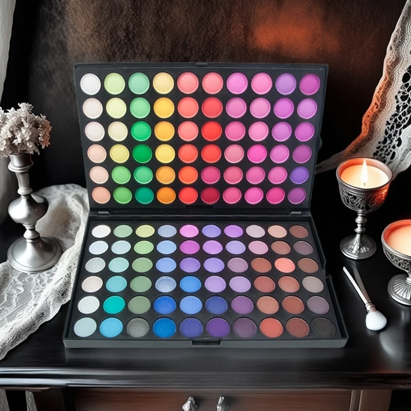 120 Color Eyeshadow Palette Glitter Matte Shimmer Finishes Eye shadow Palette Colorful High Pigment Eyes Makeup Palette for Part 6 120 Color Eyeshadow Palette Glitter Matte Shimmer Finishes Eye shadow Palette Colorful High Pigment Eyes Makeup Palette for Part 6
