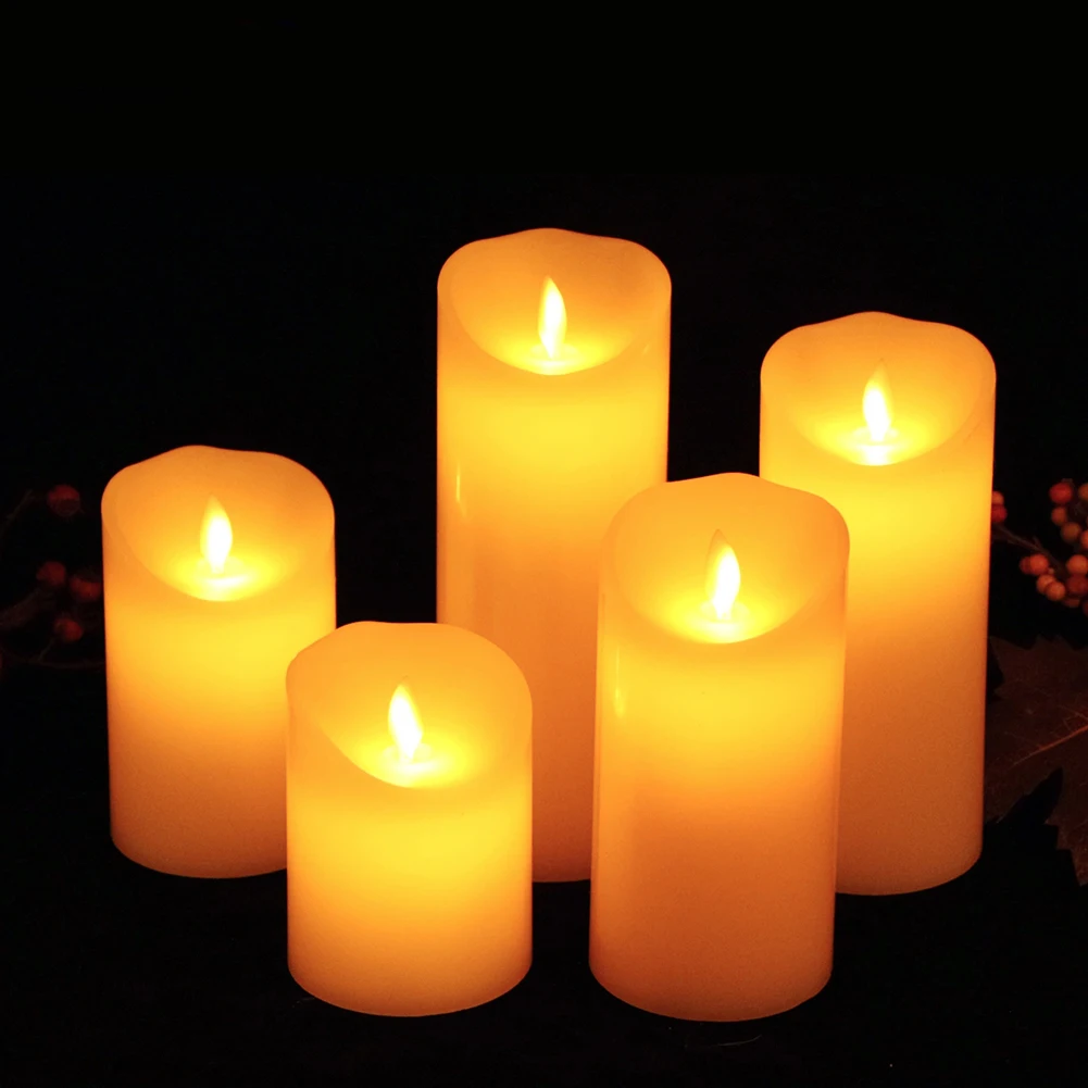 LED Flameless Candles , 3PCS/ 6PCS LED Candles Lights Battery Operated