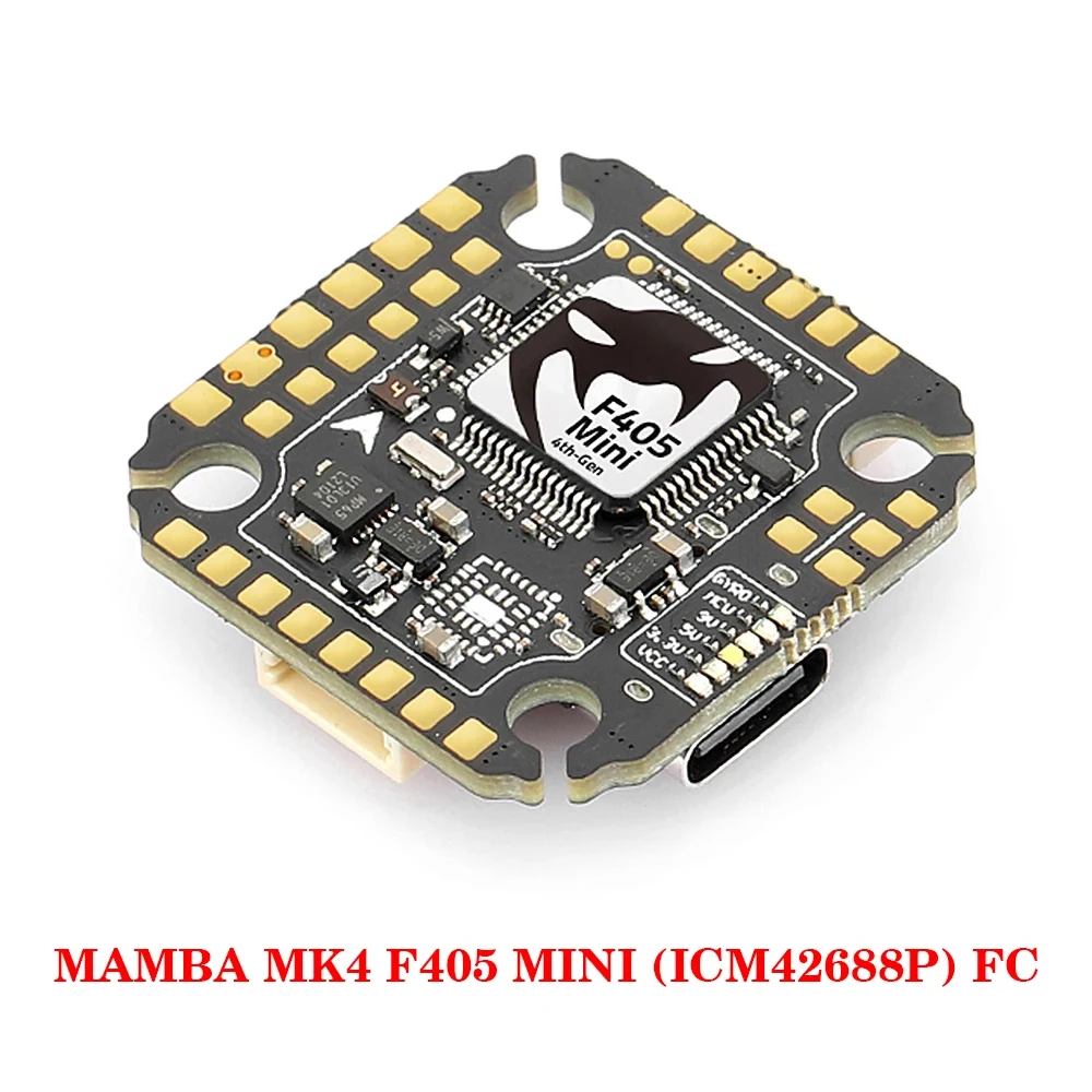 Ensemble du kit contrôleur de vol DIATONE MAMBA MK4 F405 MINI et ESC F40 BLS 40A, prêt à être installé sur un drone FPV