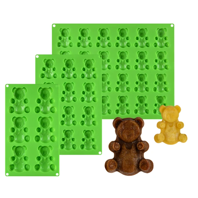 Gummy Bear Silicone Mold (3 Sizes)