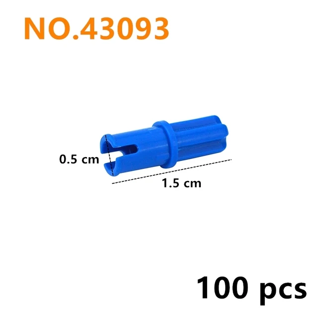 Enhanced Building Block Connector Accessories - Technical Parts for Creative Construction Toys