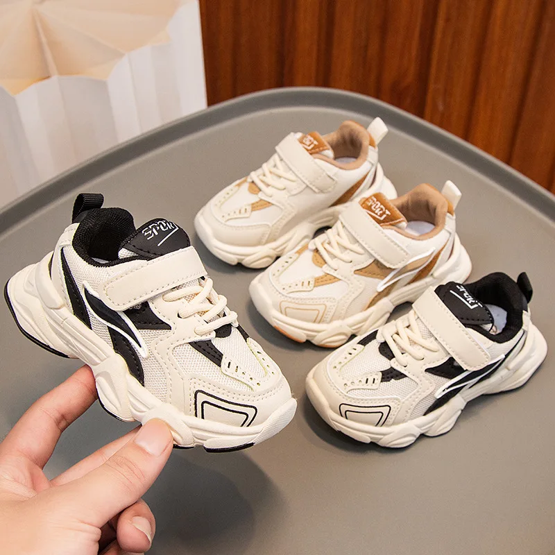 Children's sneakers mesh children's daddy shoes breathable boy's and girls' shoes, spring and autumn kindergarten shoes