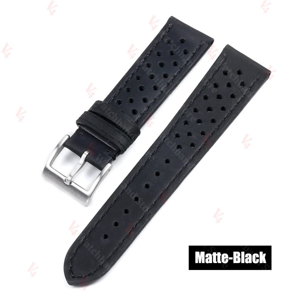 Premium Vintage Calfskin Leather Watch Band - Breathable Sport Bracelet Accessory