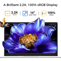 Ninkear S14 PC Portable 14" 2.2K IPS AMD Ryzen 5 7535HS 16GB LPDDR5X 1TB SSD WiFi 6 BT5.3 1kg Ultra Léger Charge Rapide PD65W Empreinte Digitale Type-C Windows 11 3