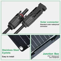 ETFE panneau solaire 18v 100w 200w 300w 400w Flexible Durable étanche monocristallin cellule solaire chargeur de batterie solaire 5