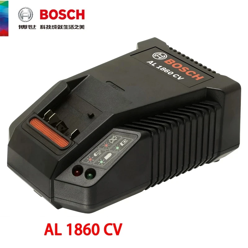 Bosch AL 1860 18v Cordless Battery Charger and 2 x CoolPack Li-ion