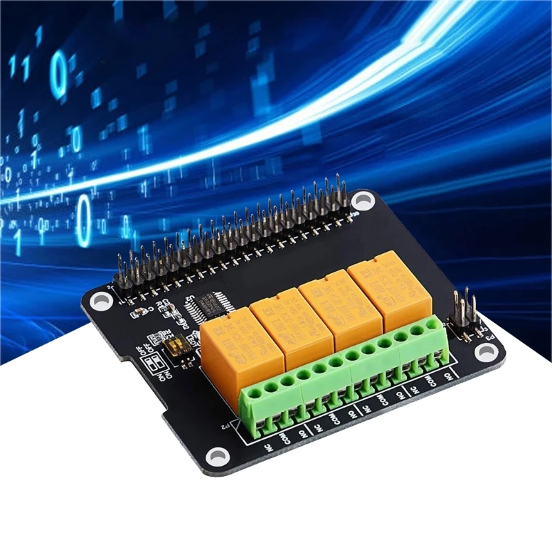 4ä�� ������ Hat ��� ���� ���� Rpi4B/Rpi3B+/Rpi3B/Rpi2B/RpiA+/RpiB+ C1FD�� I2C �������� 4���� Ȯ�� ����