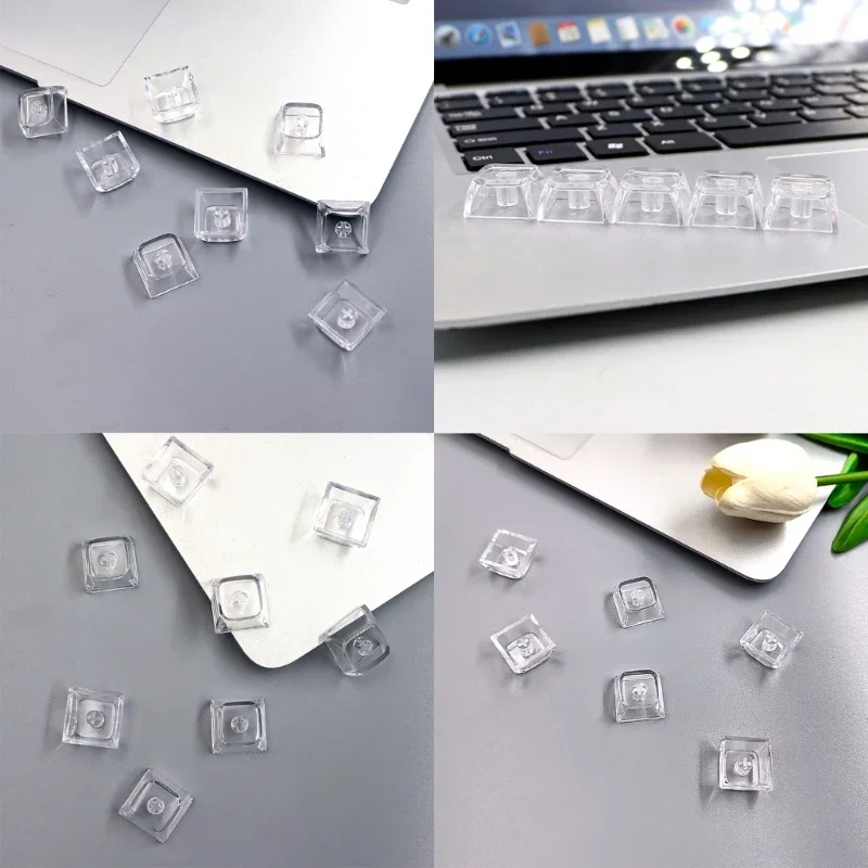 10/20pcs PC Transparent Blank Keycap Set 1U 1X XDA Profile thumbnail 5