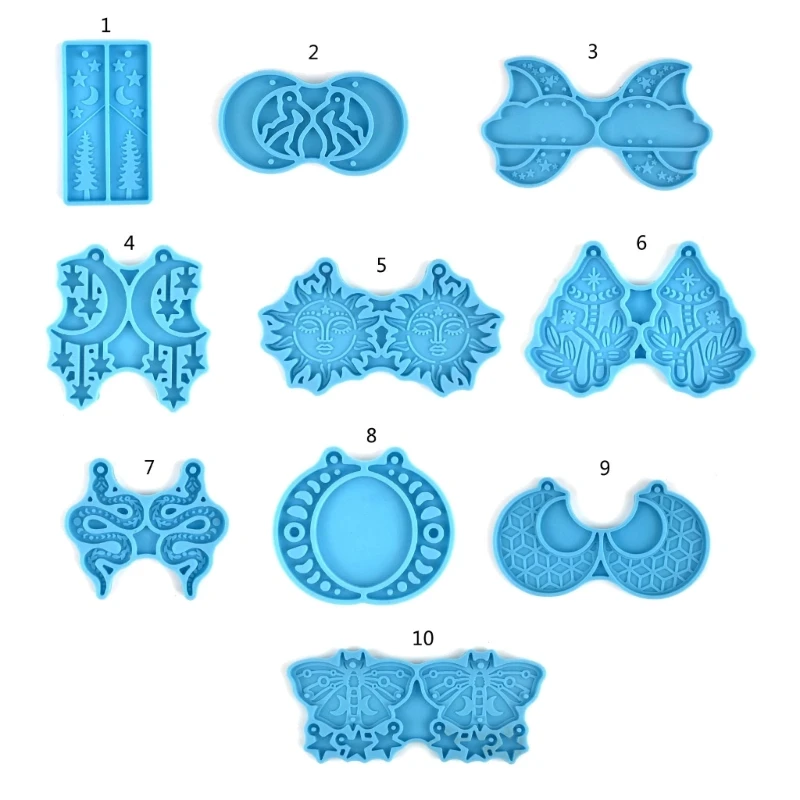 

Jewelry Accessories Silicone Material Pendant Mould for Hand-Making Jewelry
