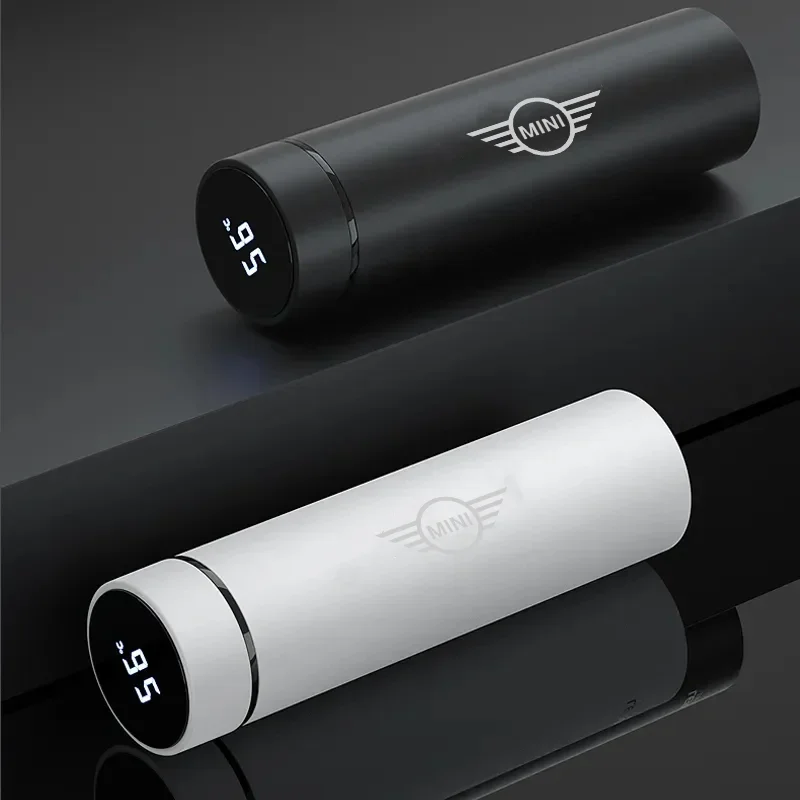 

500mI Auto Digital Intelligent Thermos Cup For Mini Cooper Clubman Countryman John F54 F55 F56 R50 R51 R52 R55 R56 R60 R61 R62