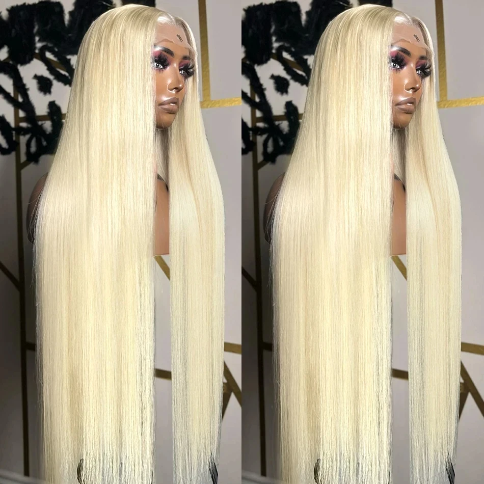 

613 Blonde Straight 13x6 Lace Frontal Wig Brazilian Colored Glueless Wigs For Women 13x4 Lace Front Human Hair Wigs