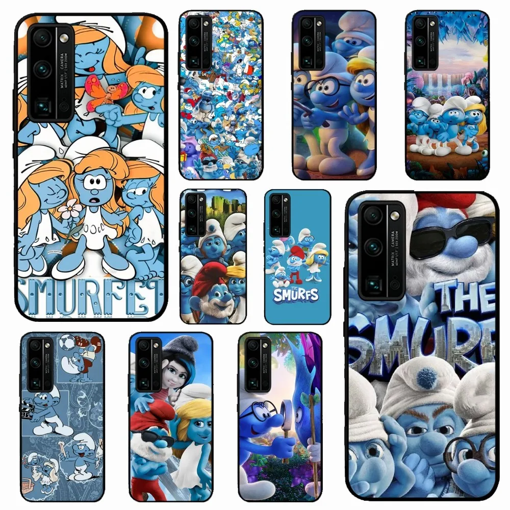 Cartoon The S-Smurfs Anime Movie Phone Case Per Huawei Honor 10 Lite 9 20 7A Pro 9X Pro 30 Pro 50 Pro 60 Pro 70 Pro Plus