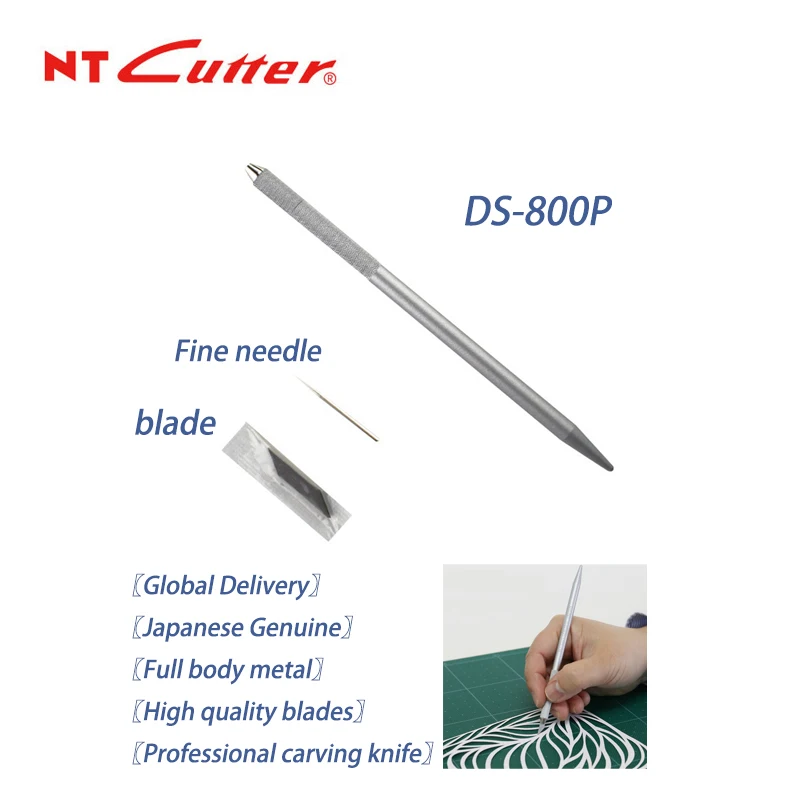 NT CUTTER DS800P All Metal Pen Knife Professional Carving Knife Very