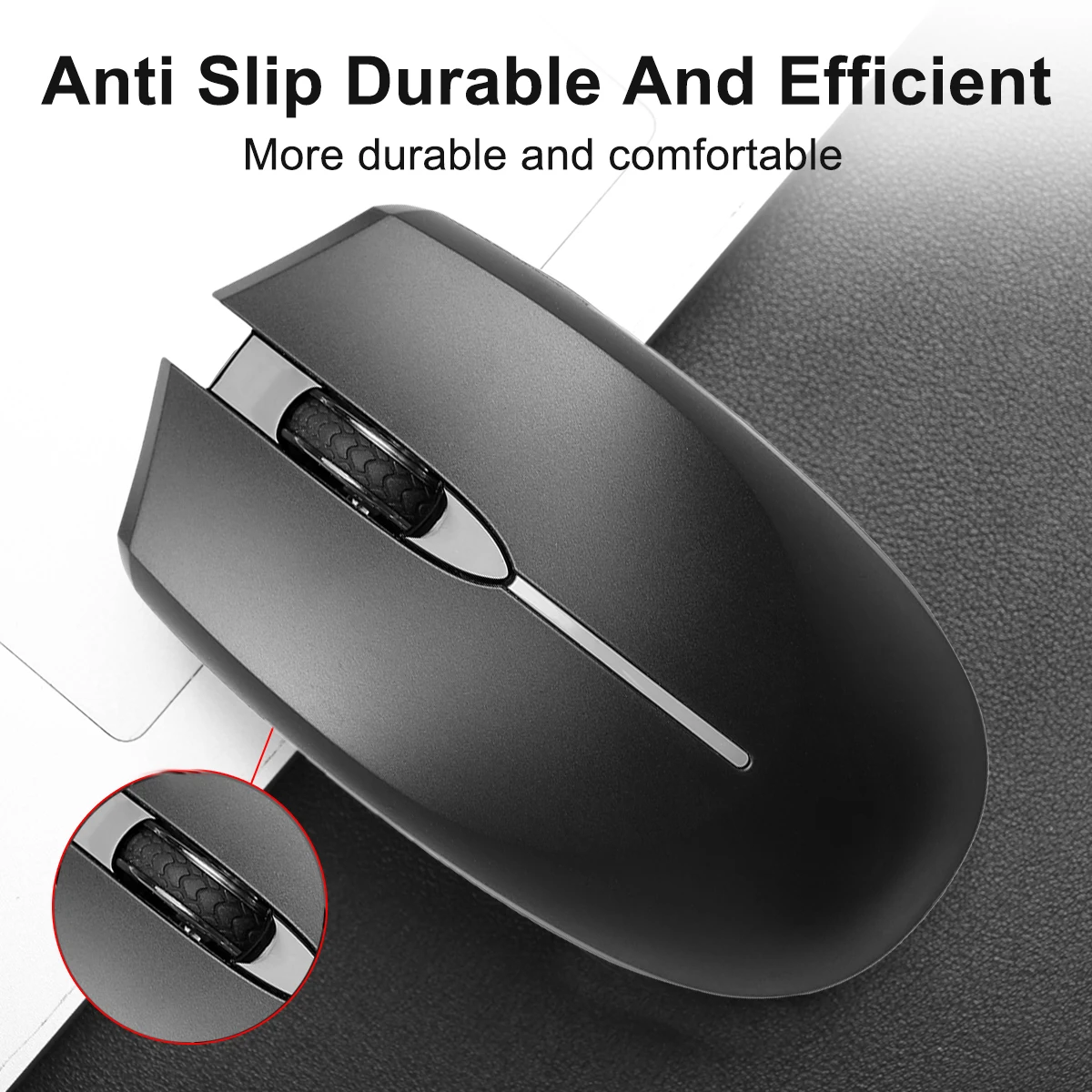 RGB Optical Wireless Mouse 2.4G Rechargeable Gaming Computer Mouse 6 Buttons Portable Mice For PC Computer Laptop Macbook Gamer