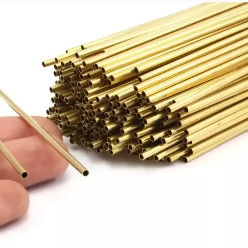 Brass Pipe 0.25mm Wall Thickness 1-12.5mm OD Brass Tube 300 500mm Length Straight Tubing Copper Tube Thin-Walled Small Diameter - Image 5