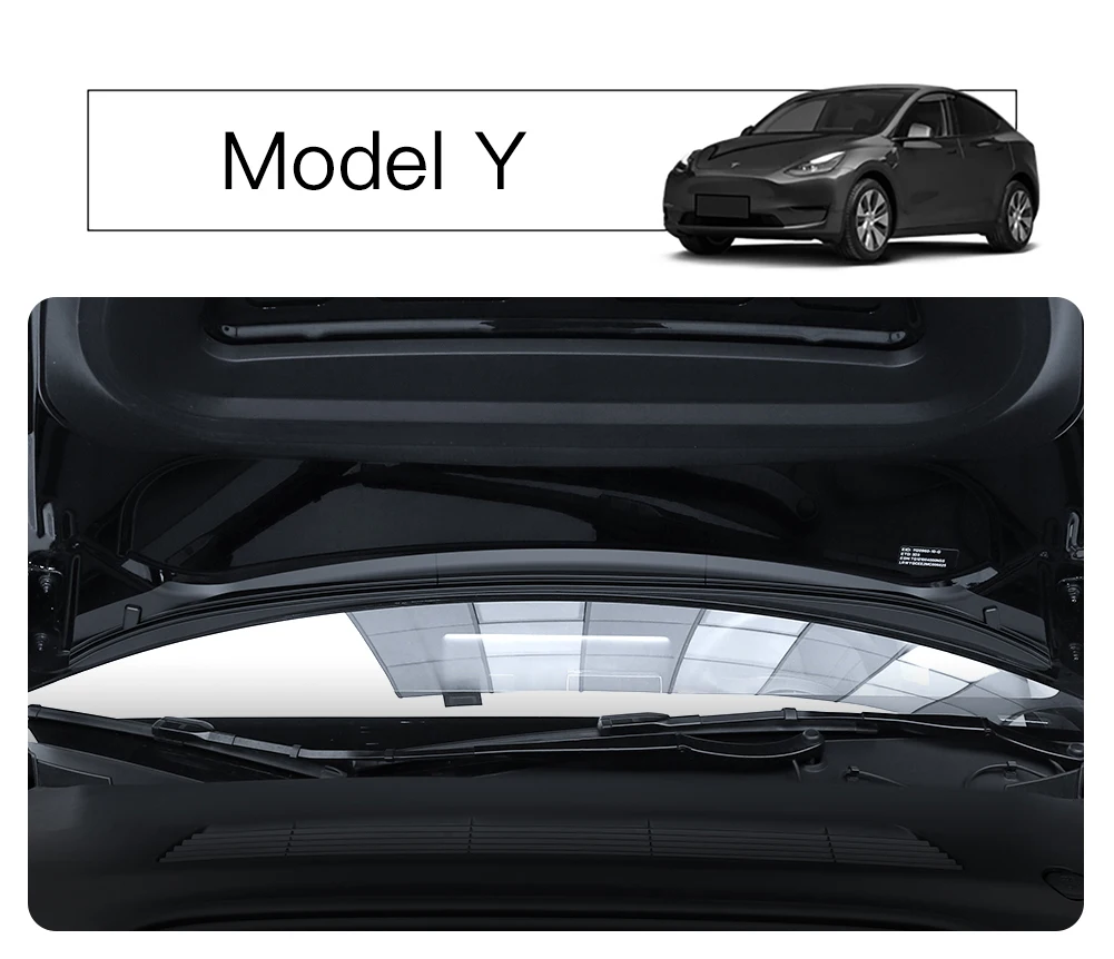 Front Hood Dust Proof Seal Waterproof Strip For Tesla Model Y 3 Car Accessories