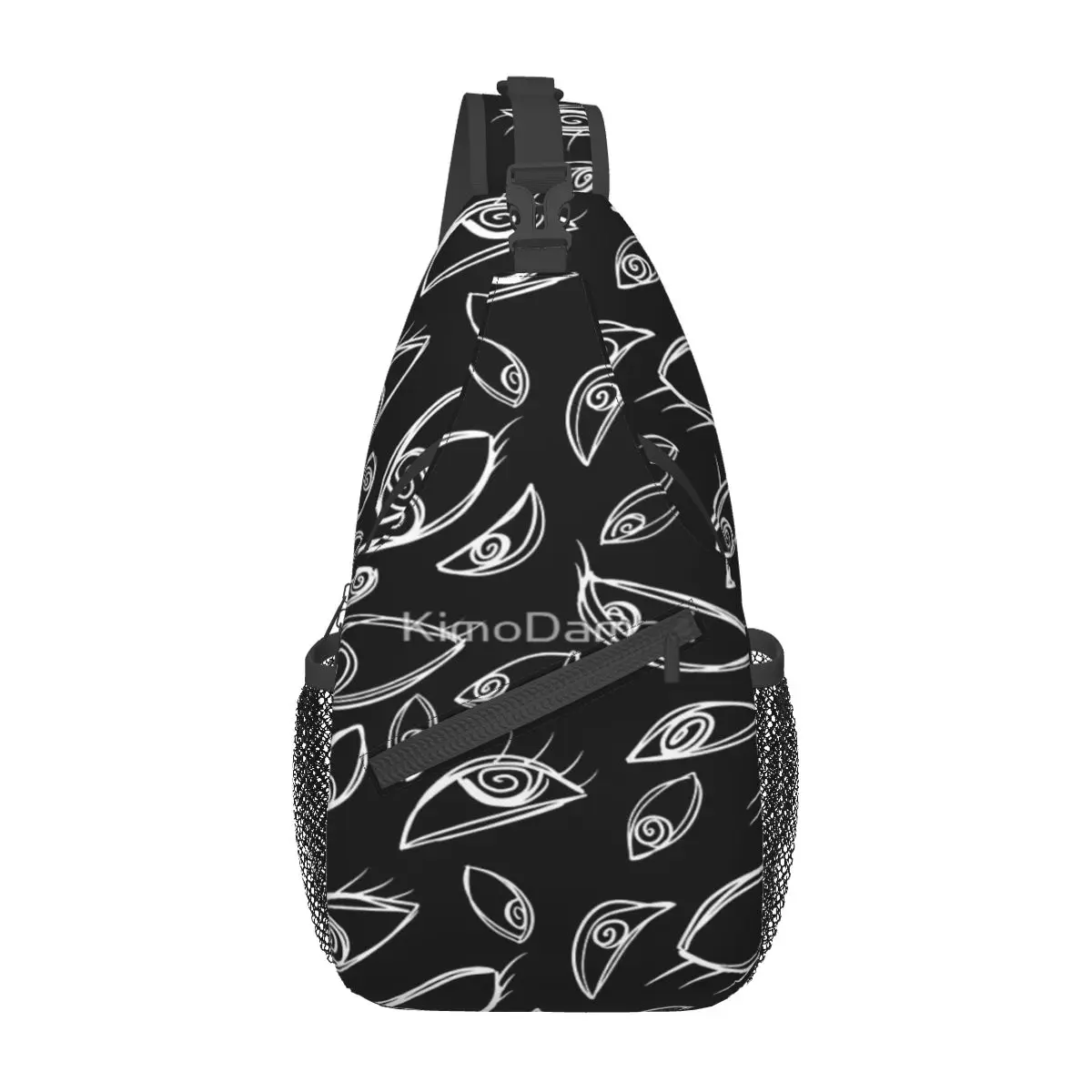 

Scribbly Eyes Chest Bag Trendy Polyester fabric Gift Nice gift Customizable