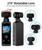 4K Ultra HD Pocket Action Camera 270° Rotatable Vlog Wifi Mini Sports Cam Waterproof Case Helmet Travel Bicycle Driver Recorder 1