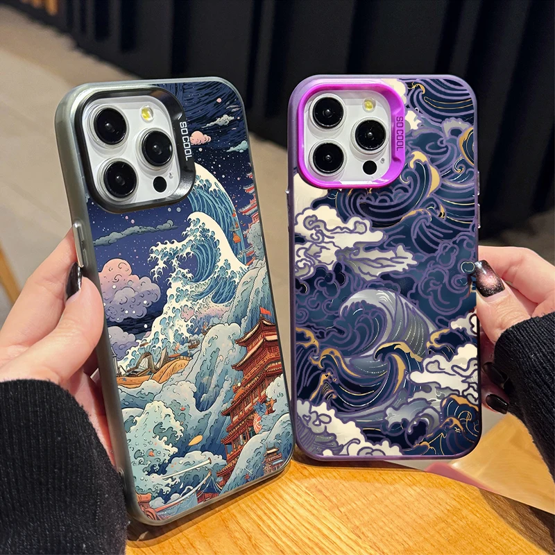 Luxury Great Blue Wave Phone Case