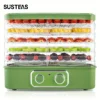 Fruit Dehydrator 5 Tier Adjustable Temperature Food Dryer for Snacks Quick Drying Easy to Use Fast Efficient Smart Automated 3