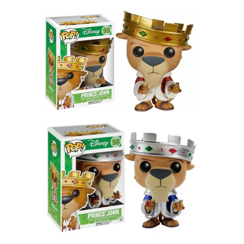 thumbnail image 1 of Figuras de vinilo Funko Pop Disney Prince John n.° 98 Colección de figuras de vinilo Exclusivas de Asia Fiestas 2014 Modelo Juguetes para regalo de cumpleaños, 1 of 5