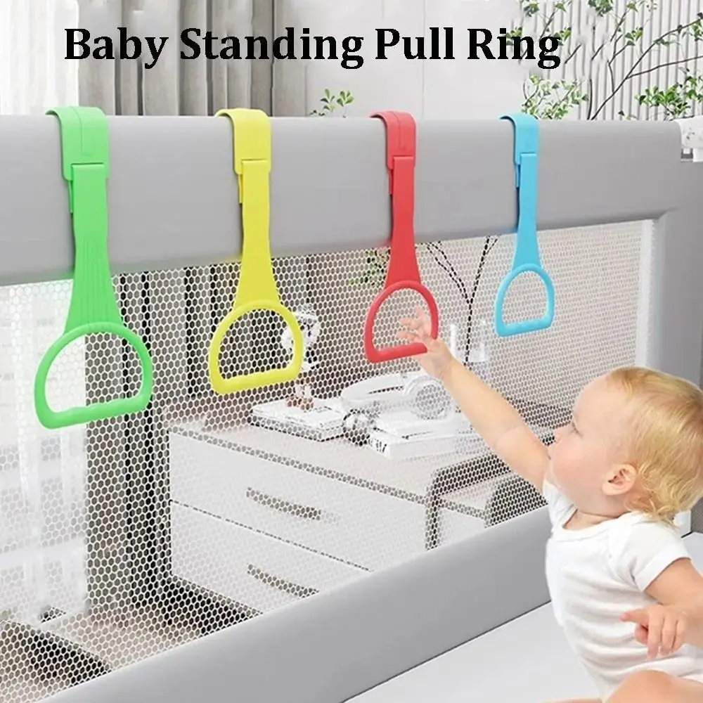 Pull Ring for Playpen Baby Crib Stroller Ring Baby Learn To Stand Hand Pull Ring Hanging Ring Baby Cot Toddler Pull Rings 1