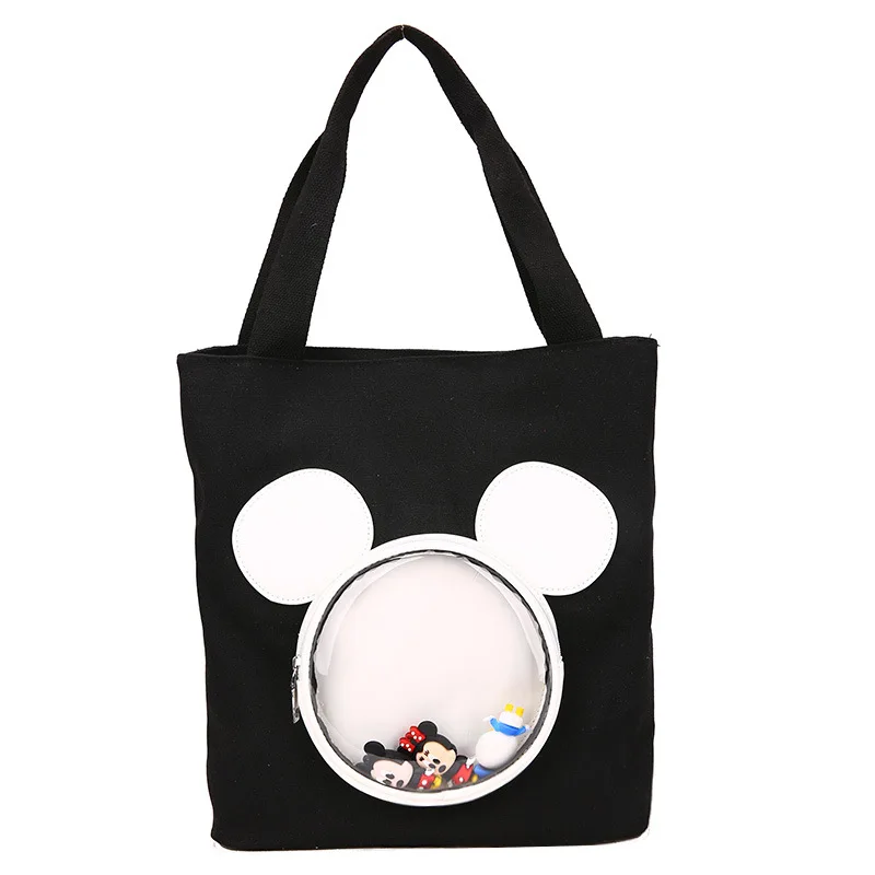 Disney-Bolso compuesto de Mickey Mouse para mujer, bolsa transparente de  hombro esmerilado, de PVC coreano, de dibujos animados, de alta calidad -  AliExpress