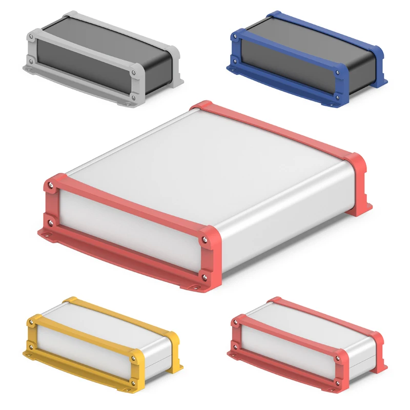 Caixa de Cabo Eletrônico de Alumínio Personalizado Dissipar Circuito de Calor Batterie Habitação Externa Gabinete de Instrumento Durável K22 180×45 mm