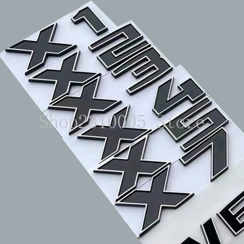 Dual Colors Black Red New Abs Car Emblem Per M M1 M2 M3 M4 M5 M6 M7 M8 X1M X2M X3M X4M X5M X6M X7M Car Trunk Badge Logo Sticker