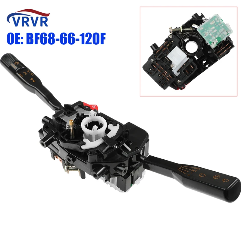 

VRVR BF68-66-120F переключатель сигнала поворота, индикатор, рычаг рулевой колонки, комбинированный переключатель BF6866120F для Mazada 323 626