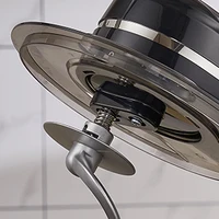 BioloMix 6-скоростной кухонный миксер для еды, 1200 Вт, тихий двигатель постоянного тока, чаша из нержавеющей стали 6 л с венчиком для крема, яиц, тестомес — изображение 3