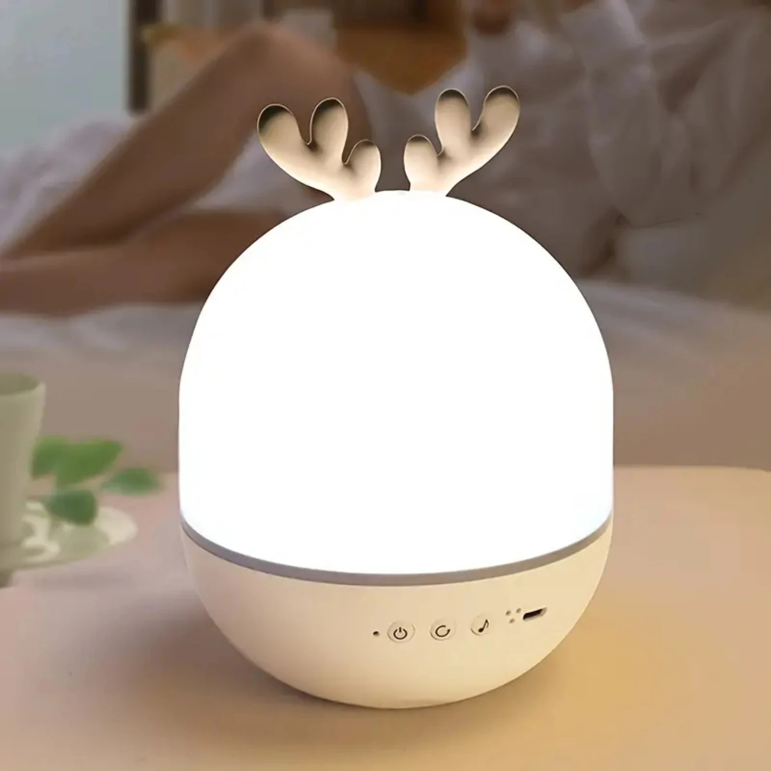 Beautiful and stunning Gypsophila and star projection remote control music box-DIY music projector with projector lamp, perfec