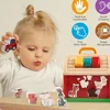 Children's Building Blocks House Polyhedral Early Education Puzzle Toy Shape Matching Baby 1-2 Year Old Boys and Girls Toys 3
