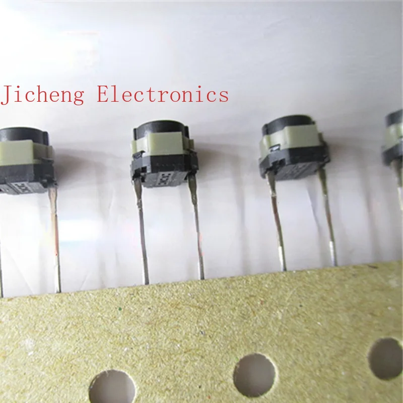 

10PCS Original Silent Touch Switch 6*6*5 Waterproof Dust Silicone Mute Button Inserted Into 2 Feet Self-reset.