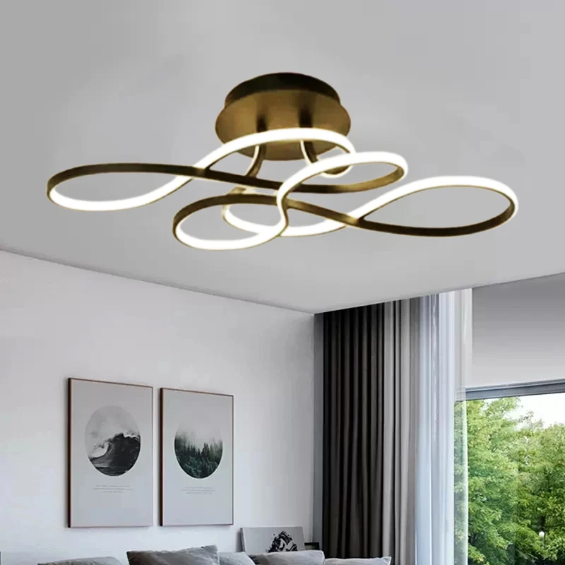 Moderne Led Plafondverlichting Kroonluchter Voor Woonkamer Eetkamer Slaapkamer Gangpad Balkon Lamp Home Decor Binnenverlichting Armatuur Glans