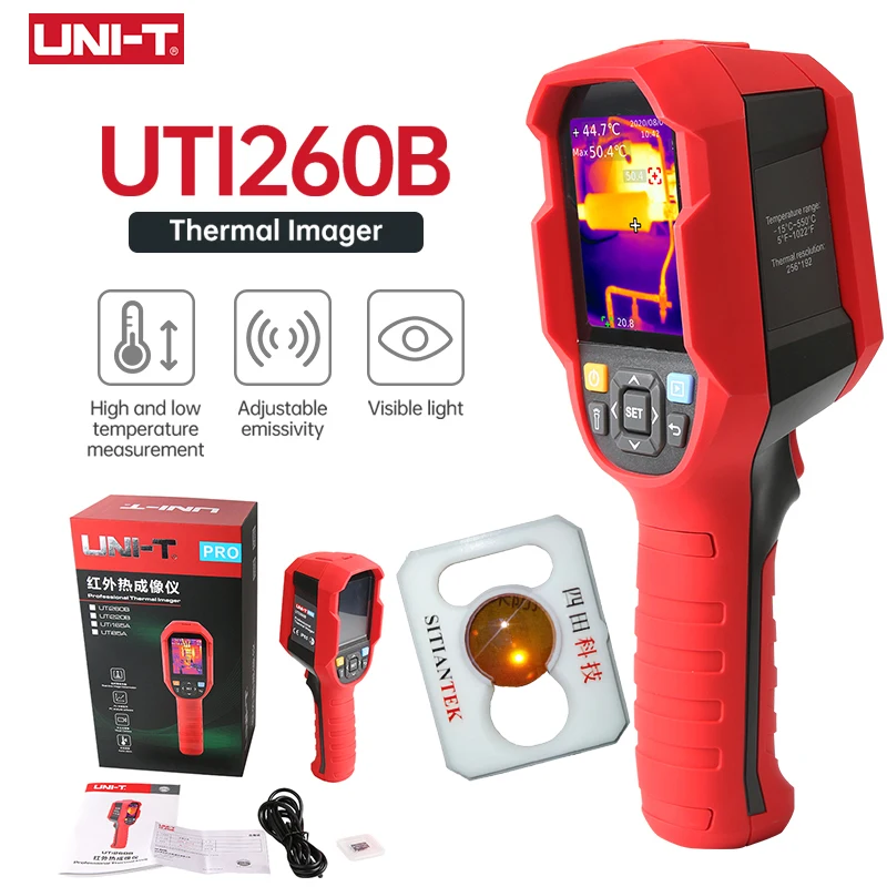 Resolution256X192InfraredThermalImagerUNITUTi260BHandheld
