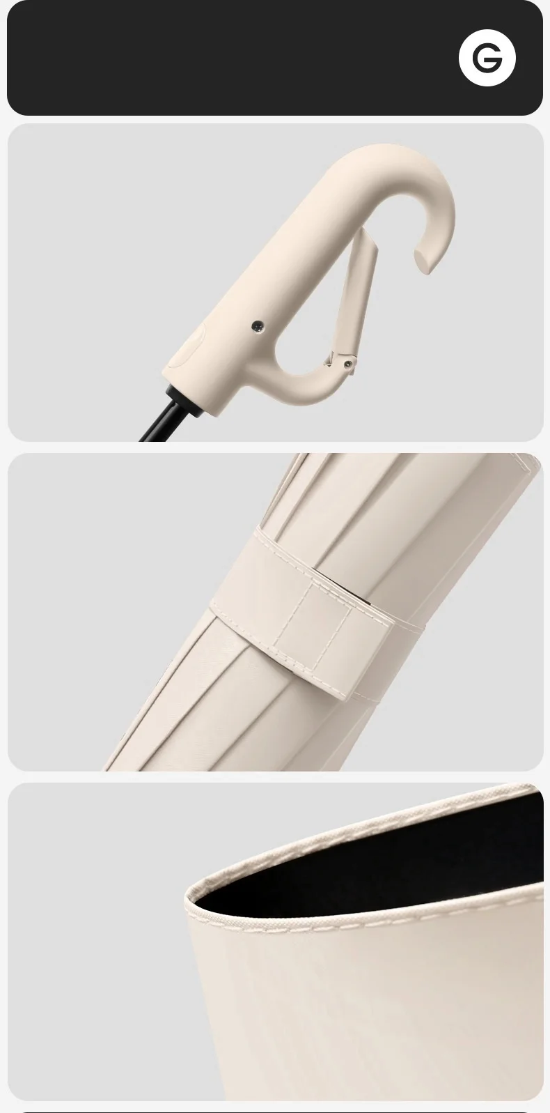 Extra Large 12-Bone Fully Automatic Folding Umbrella – Windproof Portable Rain Umbrella with Dual-Use Reverse Design & Black Glue UV Protection