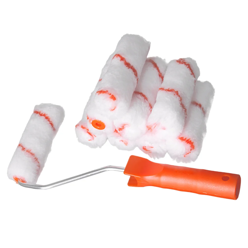 

4 Inch Wall Painting Tools Professional Wall Paint Roller Portable Mini Paint Roller Kit Perfect Roller Paint Brush for Home