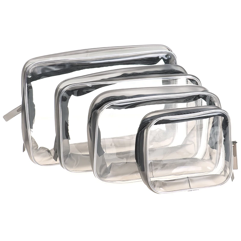 

New Transparent Cosmetic Bags Small Large Clear Makeup Bag Portable Travel Toiletry Organizer Lipstick Storage Pouch 1PC