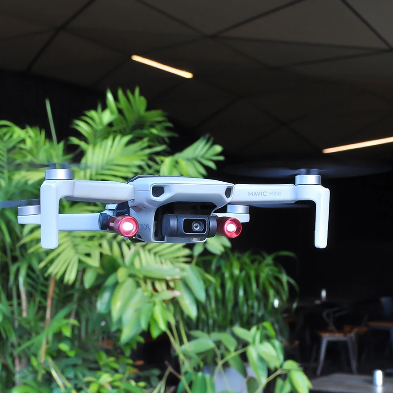 DEL pliante de châssis à nouveau Rechargeable Vol de nuit pour DJI Mavic Mini 2 Drone 