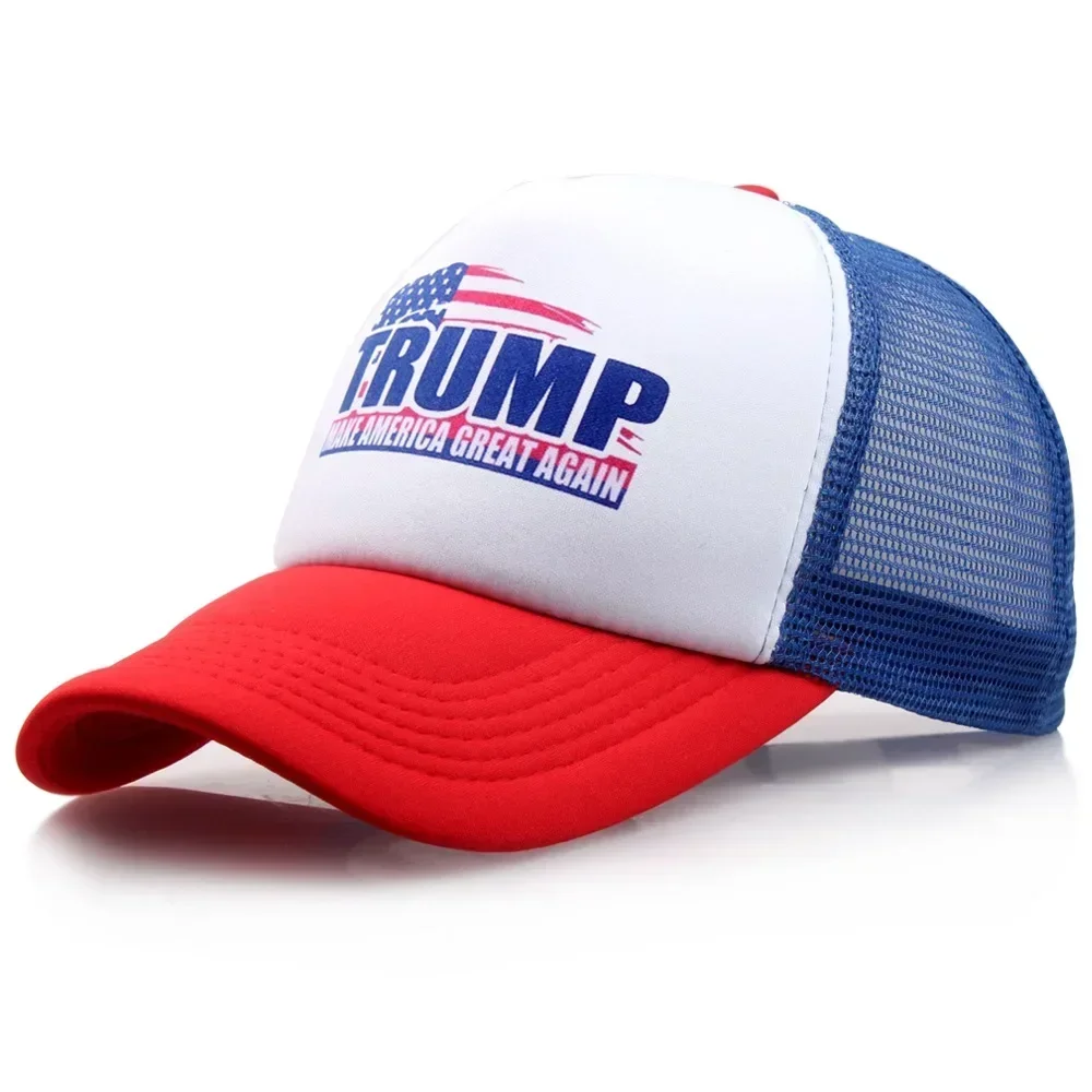 thumbnail image 2 of Donald Trump Patriotic Baseball Cap, Red, White And Blue, Adjustable Fit 2 of 10
