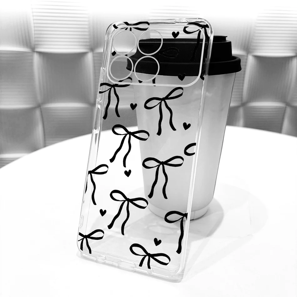 New Simple Style Transparent TPU Soft Silicone Phone Case