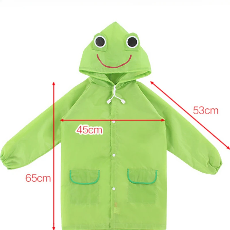 Cartoon Animal Style Waterproof Kids Baby Raincoat for Children Rain Coat Rainwear Student Poncho Rain Coat Kids