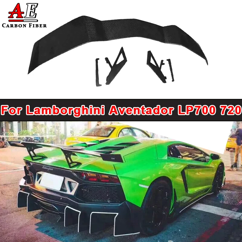 

Задний спойлер для багажника из настоящего углеродного волокна для Lamborghini автомобиля LP700 720 спортивный хвост крышка багажника разделитель диффузор