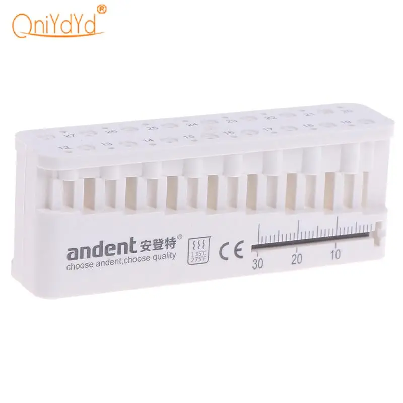 1pc Dental Autoclavable Endo Block Stand Ruler Dentist Instrument Ruler Products Equipment Measuring Block Files Holder