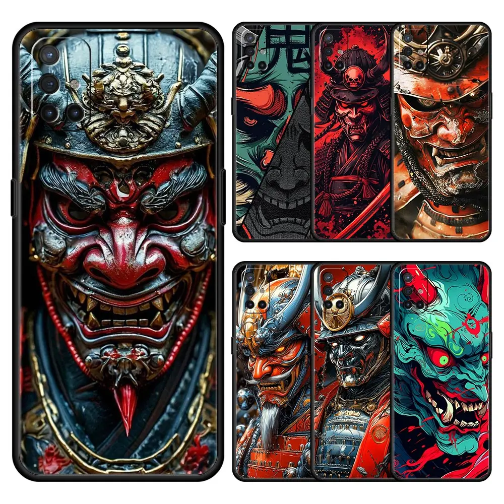 Samurai Ghost Face Phone Case - Japanese-Inspired Design Cover