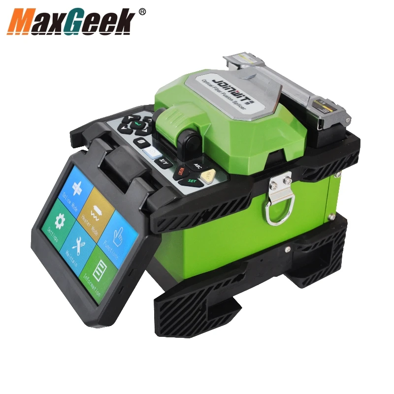 

Maxgeek JW4106S Optical Fiber Fusion Splicer Fusion Splicing Machine For Core Alignment & Cladding Alignment