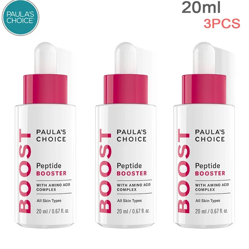 

3PCS Paula‘s Choice Peptide Booster With Amino Acid Complex Repairs Multiple Signs Of Aging All Skin Types 20ML