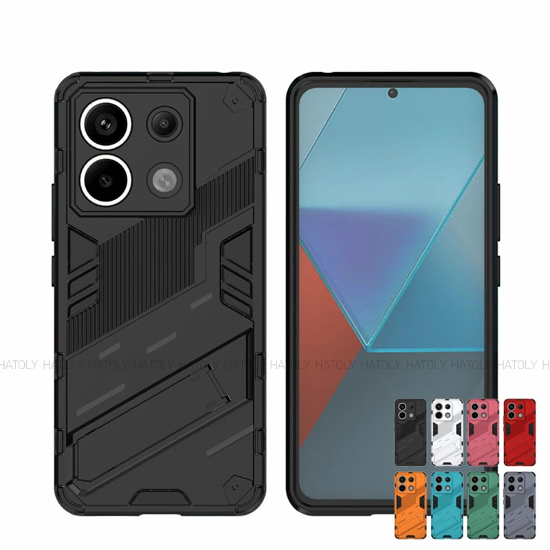 Per Xiaomi Poco X6 5G Custodia Xiaomi Poco X5 X6 Pro 5G Cover Antiurto Tpu Armor Pc Holder Cover Posteriore In Silicone Per Xiaomi Poco X6