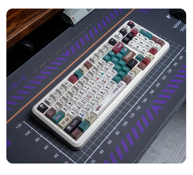 Graffiti Tema, Perfil Cereja, Acessórios Teclado Mecânico